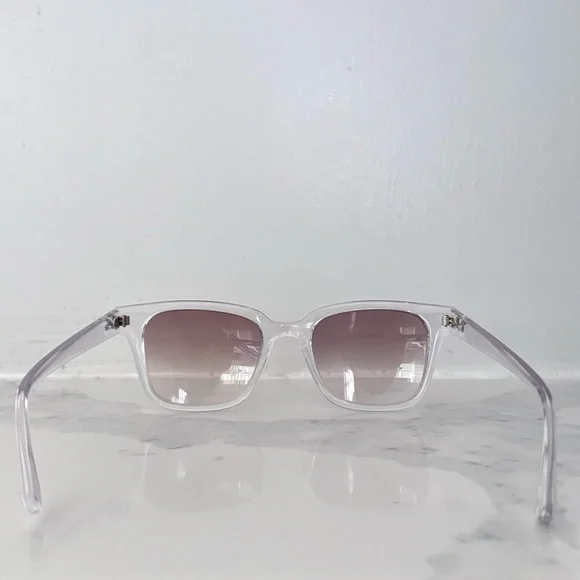 Ray-Ban Transparent Square Unisex Sunglasses Model RB4323 Gradient Lenses - Picture 6 of 12